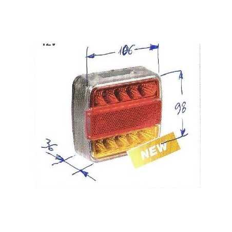 NEWGARDENSTORE 12V LED-Rücklicht für Ackerschlepper a28407 | NewgardenParts.com