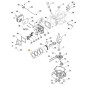 Aros de pistón aros de pistón ORIGINAL STIGA motor TRE 224 118551114/0