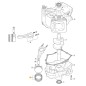 Kolbenringe ORIGINAL STIGA Motor TRE586V 118551630/0