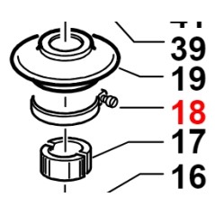 Polyamide cable tie ORIGINAL GIANNI FERRARI 00.29.03.0010 | NewgardenParts.com