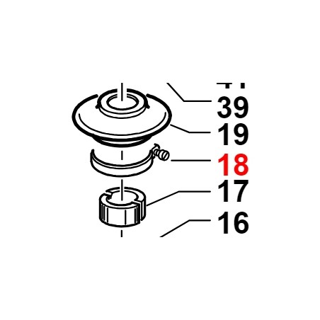 Fascetta cablaggio in poliammide ORIGINALE GIANNI FERRARI 00.29.03.0010 | NewgardenParts.com