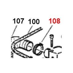 Fascetta stringitubo D32-50 con vite ORIGINALE GIANNI FERRARI 00.29.02.0050 | NewgardenParts.com