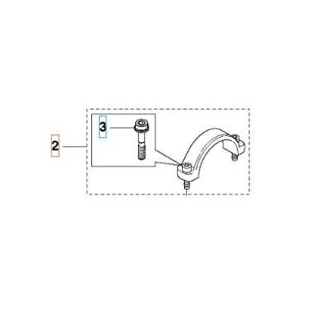 UPPER CLAMP 574555401 ORIGINAL HUSQVARNA | NewgardenParts.com