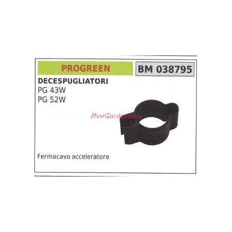 Fermacavo acceleratore PROGREEN decespugliatore PG 43W 52W 038795 | NewgardenParts.com