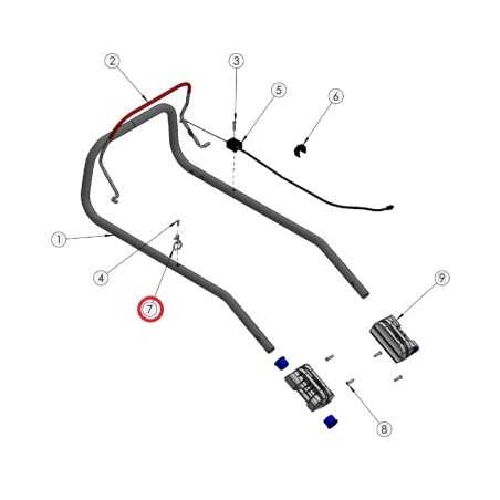 ORIGINAL GRIN lawnmower mower hm37 shaped cable stop PRT-0382 | NewgardenParts.com