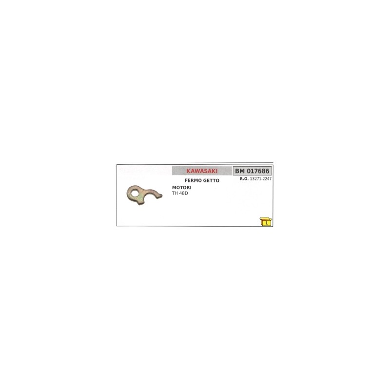 KAWASAKI TH 48D brushcutter jet retainer 13271-2247