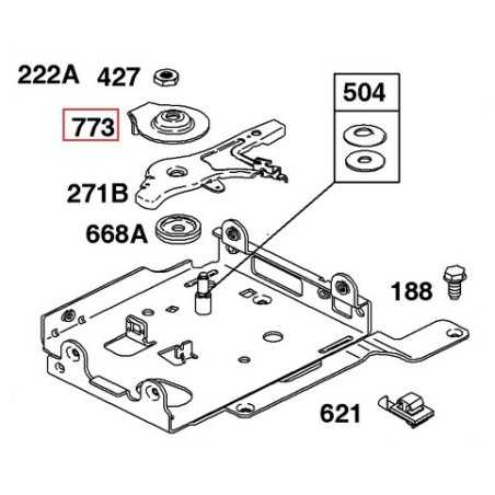 Original BRIGGS & STRATTON Rasenmähermotoranschlag 694258 | NewgardenParts.com