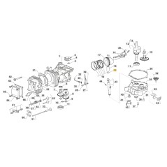 Fermo spinotto trattorino rasaerba modelli 1328H ORIGINALE STIGA 118551283/0 | NewgardenParts.com