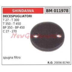 Fiiltro aria in spugna SHINDAIWA per decespugliatore T 27 300 350 450 011978 | NewgardenParts.com