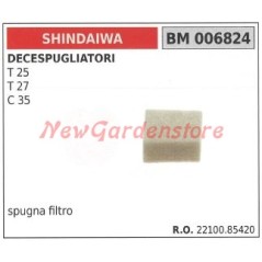 Fiiltro aria in spugna SHINDAIWA per decespugliatore T 25 T 27 C 35 006824 | NewgardenParts.com