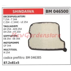 Fiiltro aria SHINDAIWA per decespugliatore tagliasiepe soffiatore 046500 | NewgardenParts.com