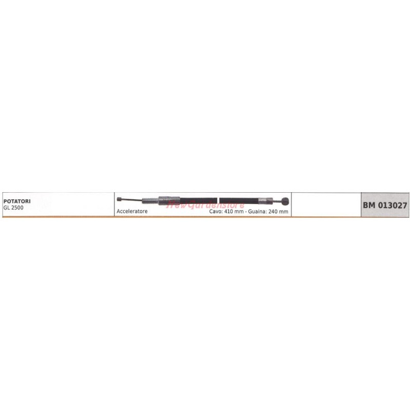 Filo acceleratore per potatore ASIA GL 2500 013027