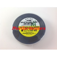 Brushcutter wire black 270224 superblade square diameter 2.7 mm 60 metres