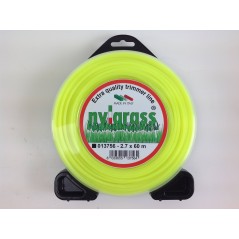 Filo NYGRASS decespugliatore giallo diametro quadro 2,7 mm lunghezza 60 mt | NewgardenParts.com