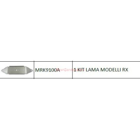 1 kit lama per robot rasaerba modelli RX ROBOMOW MRK9100A | NewgardenParts.com