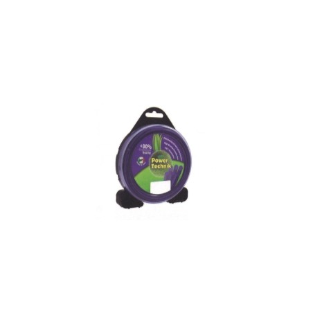 Filo POWER TECHNIK decespugliatore viola diametro quadro 2,4 mm lunghezza 15 mt | NewgardenParts.com