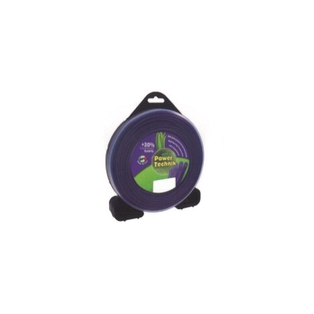 Filo POWER TECHNIK decespugliatore viola diametro quadro 2,4 mm lunghezza 70 mt | NewgardenParts.com