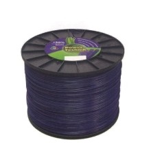 Alambre POWER TECHNIK desbrozadora violeta cuadrado diámetro 2,4 mm longitud 1616 mt