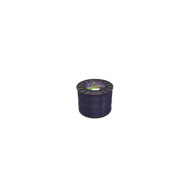 Filo POWER TECHNIK decespugliatore viola diametro quadro 2,7mm lunghezza 1290mt