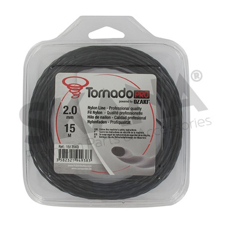 TRIMMER LINE TWISTED 2,0MM RIF 1517003 COMPATIBLE OZAKI TORNADO