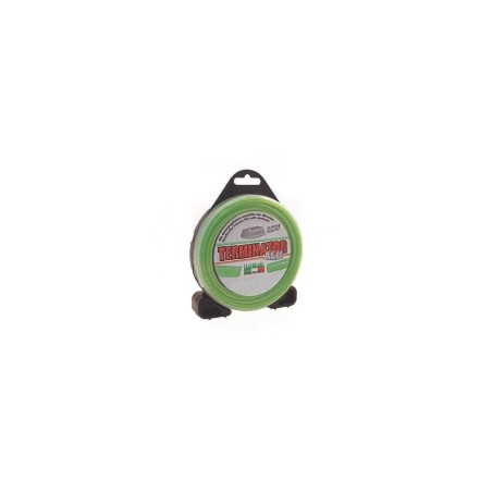 Filo TERMINATOR decespugliatore verde diametro quadro 2,4 mm lunghezza 15mt | NewgardenParts.com