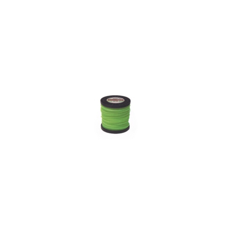 Filo TERMINATOR decespugliatore verde diametro quadro 2,4 mm lunghezza 247 mt