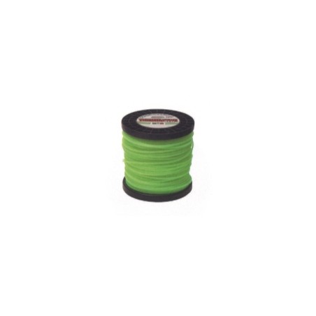 Alambre TERMINATOR, verde desbrozadora, diámetro cuadrado 2,4 mm, 247 m de longitud | NewgardenParts.com