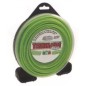 Filo TERMINATOR decespugliatore verde diametro quadro 2,4 mm lunghezza 70 mt