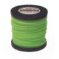 Filo TERMINATOR decespugliatore verde diametro quadro 2,7 mm lunghezza 225 mt