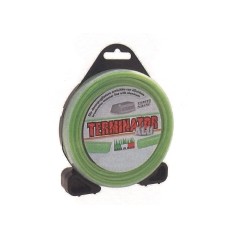 Alambre desbrozadora TERMINATOR verde redondo diámetro 1,6 mm longitud 15 mt