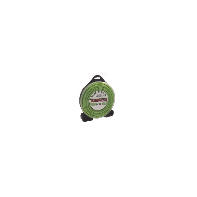 Filo TERMINATOR decespugliatore verde diametro tondo 2,4 mm lunghezza 90 mt