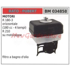 Filtro aria a bagno d'olio RATO per motore motozappa R 180-3 orizzontale 034858 | NewgardenParts.com