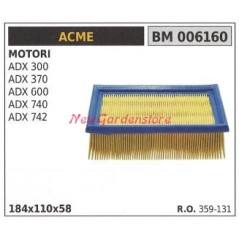 Filtro aria ACME motore motocoltivatore ADX 300 370 600 740 742 006160 | NewgardenParts.com