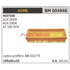 Filtro aria ACME motore motocoltivatore ALN 290W 004946 | NewgardenParts.com