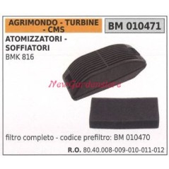 Filtre à air AGRIMONDO moteur atomiseur souffleur BMK 816 010471