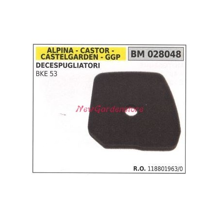 Filtro aria ALPINA motore decespugliatore BKE 53 028048 | NewgardenParts.com