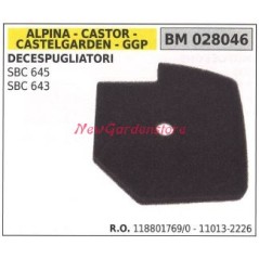 Filtre à air ALPINA, moteur de débroussailleuse SBC 645 643 028046