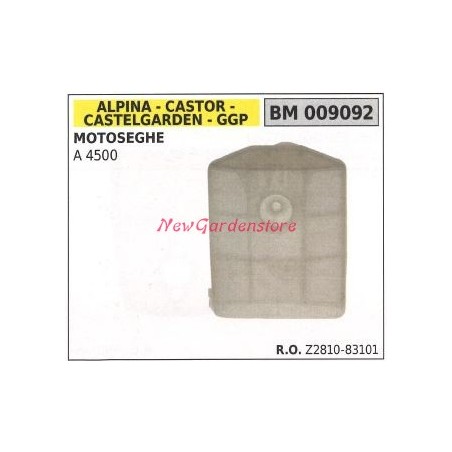 Filtro aria ALPINA motore motosega A 4500 009092 | NewgardenParts.com