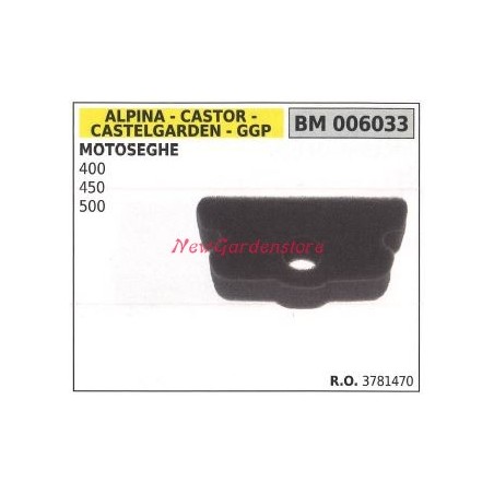 Filtro aria ALPINA motore motosega modelli 400 450 500 codice 3781470 | NewgardenParts.com