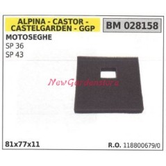 Filtro aria ALPINA motore motosega SP 36 43 028158 | NewgardenParts.com