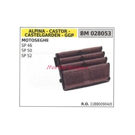 Filtro aria ALPINA motore motosega SP 46 50 52 028053 | NewgardenParts.com