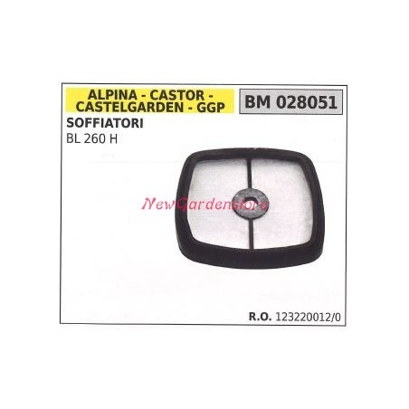 Filtro aria ALPINA motore soffiatore BL 260H 028051 | NewgardenParts.com