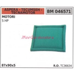 Filtro aria ASPERA motore rasaerba tosaerba tagliaerba 5 HP 046571