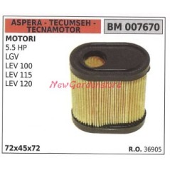 Filtro aria ASPERA motore rasaerba tosaerba tagliaerba 5.5 HP LGV 007670