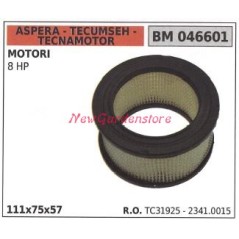 Filtre à air ASPERA pour moteur de tondeuse à gazon 8 CV 046601