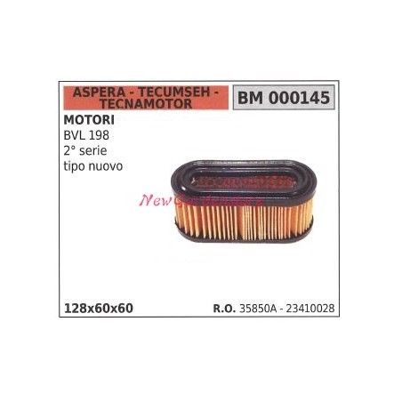 Filtro aria ASPERA motore rasaerba tosaerba tagliaerba BVL 198 000145 | NewgardenParts.com