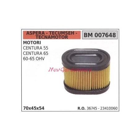 Filtro aria ASPERA motore rasaerba tosaerba tagliaerba CENTURA 55 007648 | NewgardenParts.com