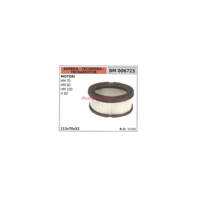 Filtro aria ASPERA motore rasaerba tosaerba tagliaerba HM 70 80 100 H 80 006723