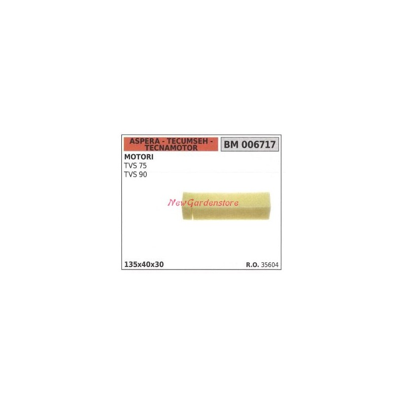 ASPERA Luftfilter für Rasenmähermotor TVS 75-90 006717