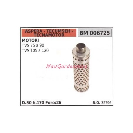 Filtro aria ASPERA motore rasaerba tosaerba tagliaerba TVS 75-90 006725 | NewgardenParts.com